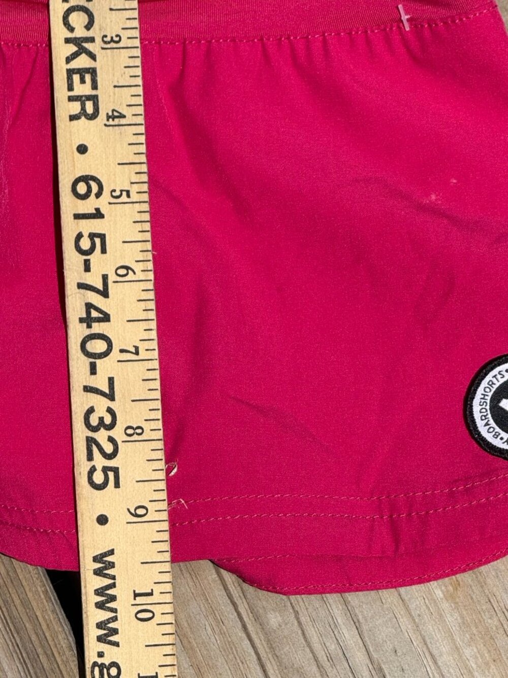 Roxy Hot Pink Mini Shorts szSmall Y2K Surfcore Coastal Cowgirl Beach Chic 3741 - Picture 2 of 8
